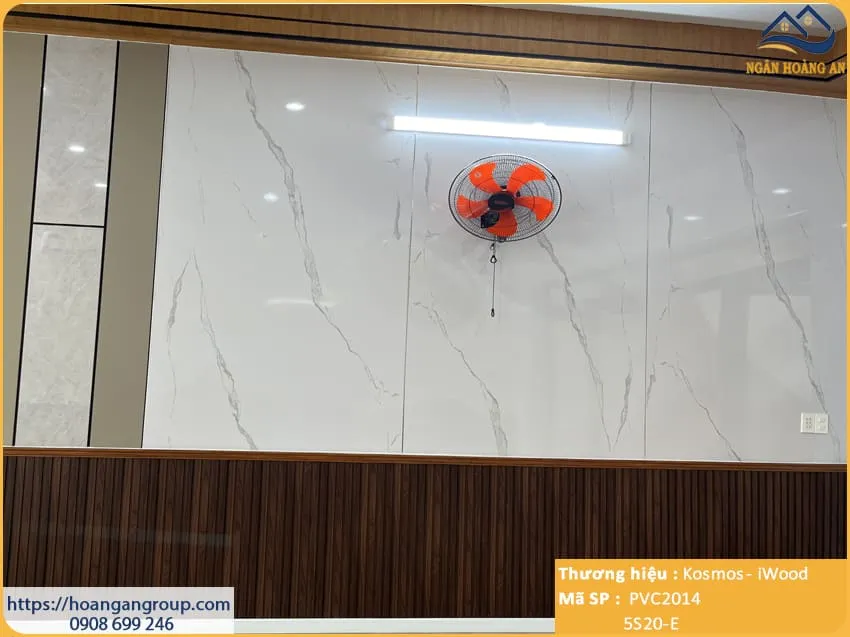 Ốp Tường PVC Giả Đá Kosmos PVC2014 Dày 2.8mm